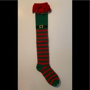 NEW Oh What Fun LONG Christmas Socks